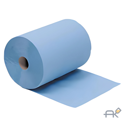 Обтирочная бумага WURTH двухслойная. 22х35 см. Цвет: синий рулон 500шт  5997000203